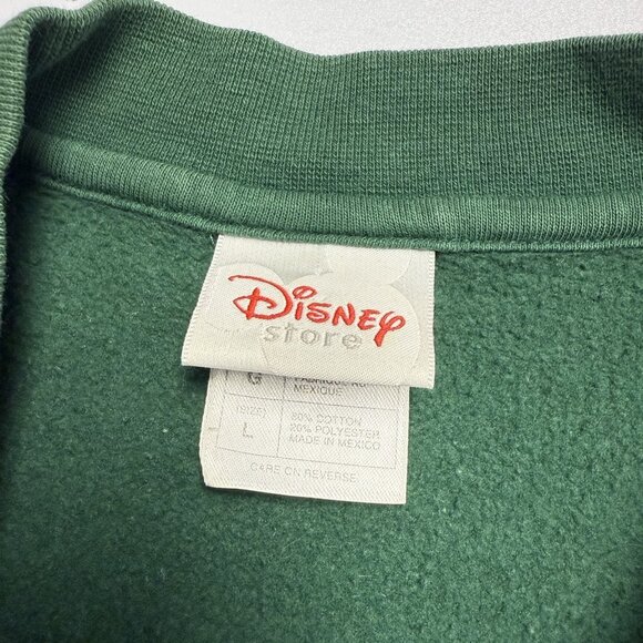 Vintage Disney Tigger Golf Sweatshirt Mens L 23x26.5 Green Crew Neck Grandpa Y2K - Picture 11 of 15